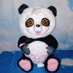 Crunchy Munchy Baby Panda - Jakks Pacific Animal Babies Nursery Plush - Works!